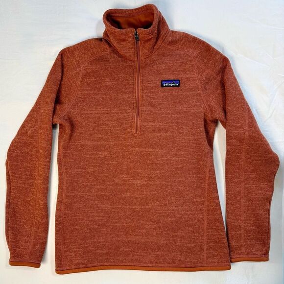 Patagonia Jackets & Blazers - Patagonia Women’s Better Sweater Quarter Zip Heather Orange | S